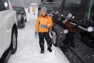 雪に変わったv(￣Д￣)v ｲｴｲ